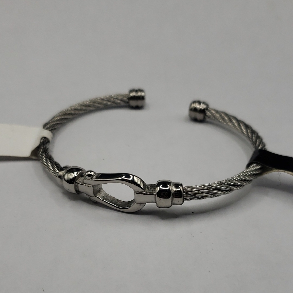 Jean Claude Stainless Cable Bracelet